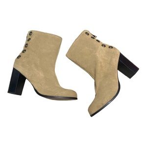 - Musse and Cloud Tan Millie Engineer suede Ankle Boots w grommets Boot 39…‎
